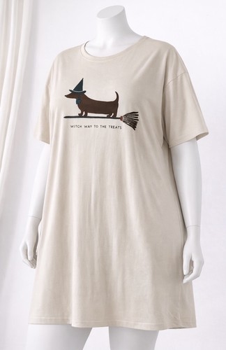 Dachshund witch nightdress - dachshund,