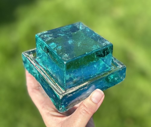 Vintage green glass - vintage,