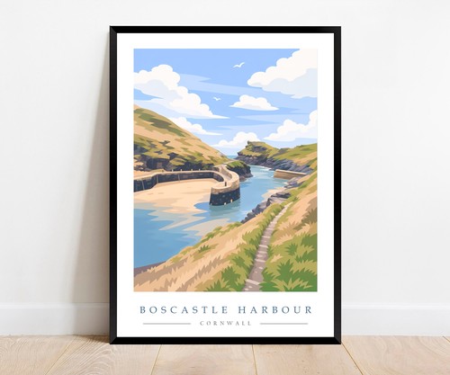 Boscastle harbour coastal - boscastle,