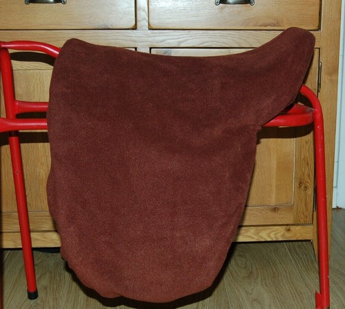 Fleece saddle cover designed - cover,