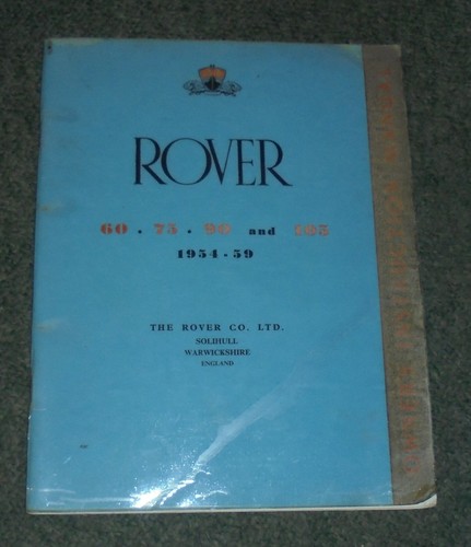 Rover models 90 - 60, 75