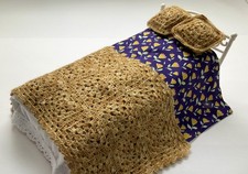 Hand Crochet throw  & cushions