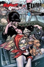 HARLEY QUINN X ELVIRA #6 COVER
