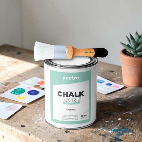 White chalk paint furniture - chalk,