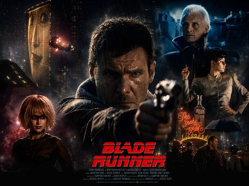 Blade runner 1982 quad poster - blade,