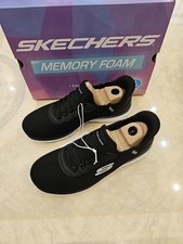 Skechers Ladies Swift Fit Bountiful Slip-On Trainer  Black Size 5 FREE POSTAGE 