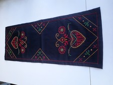 Traditional Handembroidered Swedish Christmas Table Runner (A-G 51)