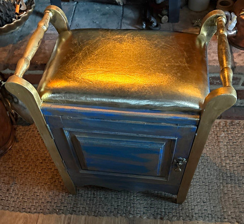 Hand painted art upholstered - painted,