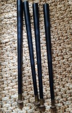 Set Of 4 Vintage Mid-Century Dansette  Furniture Legs