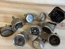 Collection of Vintage classic car Smiths Water Temperature oil guages Etc