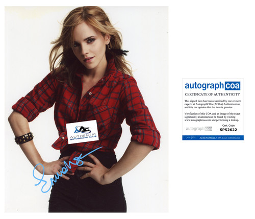 Emma watson autograph signed - emma,
