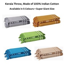 Indian Cotton Stripe Throws for Sofas Beds Chairs Settees Couch Blanket