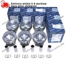 6x Φ89.01mm / Φ20mm Pistons Rings Set Mahle For Audi Q7 VW Passat CC R36 3.6 VR6