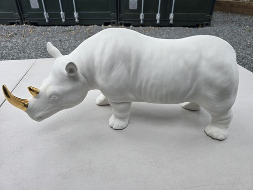 Avery home rhino 50cm ceramic - rhino,