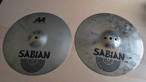 Sabian sizzle hats old - 14",