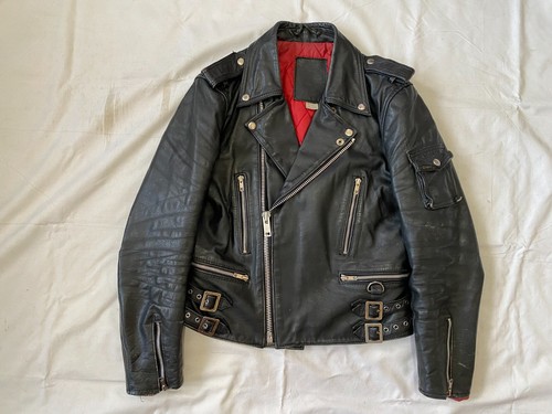 Vintage campri biker leather - biker,
