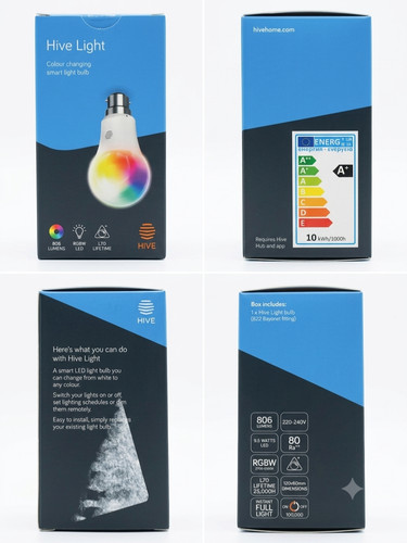 Hive light bulb colour - hive,