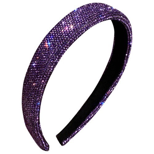 Purple headdress flower girl - headdress,