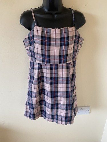 Pink blue tartan - pink/blue, design