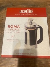 New LA CAFETIERE Roma Cafetiere Stainless Steel 4 Cup
