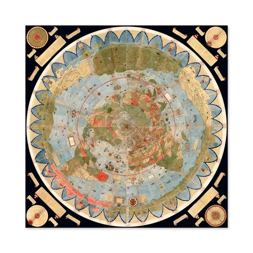 Map monte 1587 composite world - 1587,