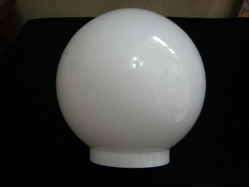 Milk glass globe - milk,