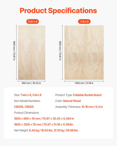 Full size bunkie board - full, board,