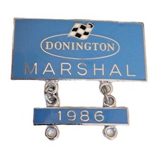 Donington Park Marshal's badge