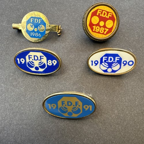 Vintage fdf metal bowls - fdf, &