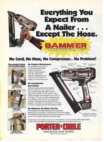 Porter cable bammer cordless - porter,