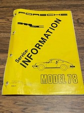 1978 Porsche 911SC Service