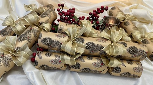 Six handmade luxury crackers - luxury,