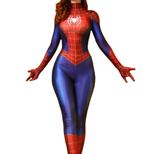 New red spider woman jumpsuit - red,