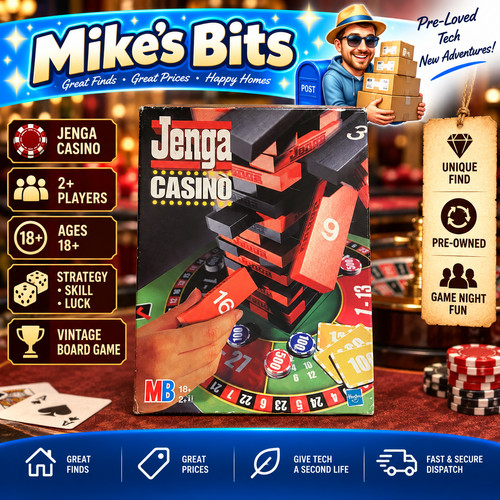 Vintage jenga casino board - vintage,
