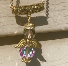 Angel Necklace Crystal Bead