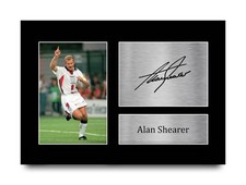Alan Shearer Signed England
