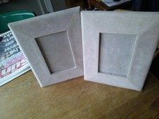 ?️ Faux Leather Picture Frames - Beige 4 x 6