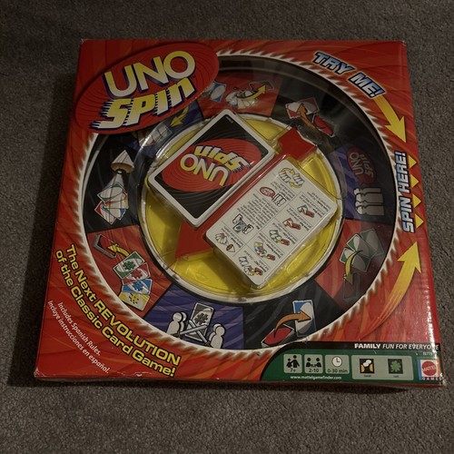 Uno spin card fun game - spin,