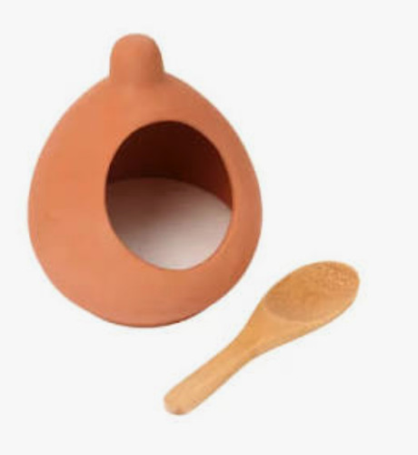 Dexam terracotta salt cellar - cellar, &