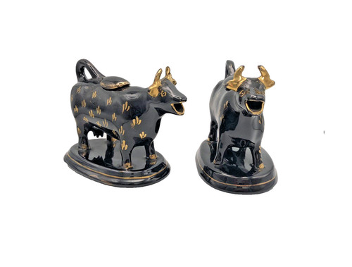 Vintage black glazed - black,