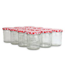 Glass Jam Jars Wide Mouth