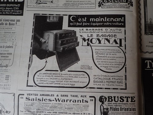 Moynat luggage car advertising - luggage,