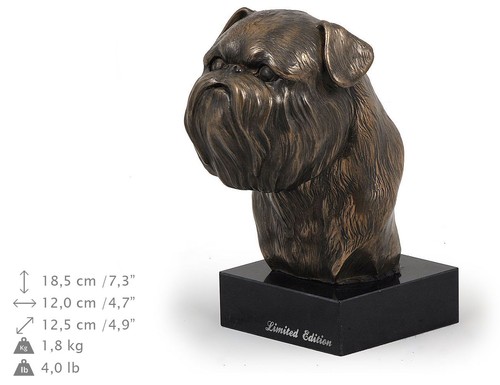Griffon bruxellois dog marble - griffon, bruxellois,