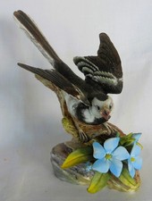 Royal Worcester Artist, Modeller, David Fryer Ltd Porcelain Wagtail, Bird Figure