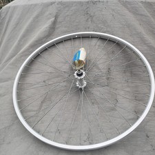 Silver nutted front wheel - silver,,