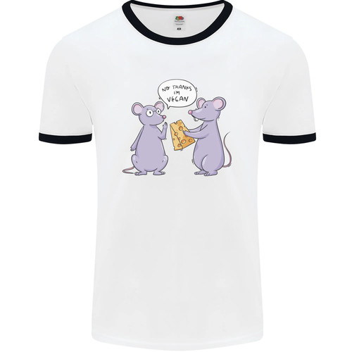 Vegan mouse funny cheese - mouse, mens