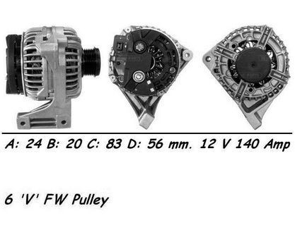 Wai alternator 140amp - alternator,