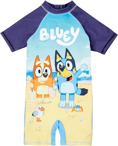 Bluey boys one piece swimsuit - boys,