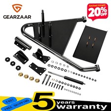 DA2232 BLACK SWING AWAY SPARE WHEEL CARRIER FOR DEFENDER AND SERIES LAND ROVER