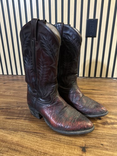 Vintage tony lama oxblood - tony,
